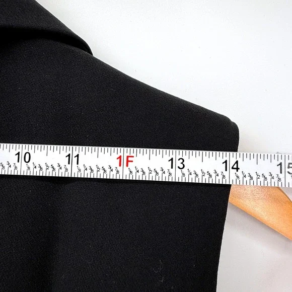 L'AGENCE Keely Black Double Breasted Blazer Tuxedo Dress Party Formal NWT - Picture 10 of 13